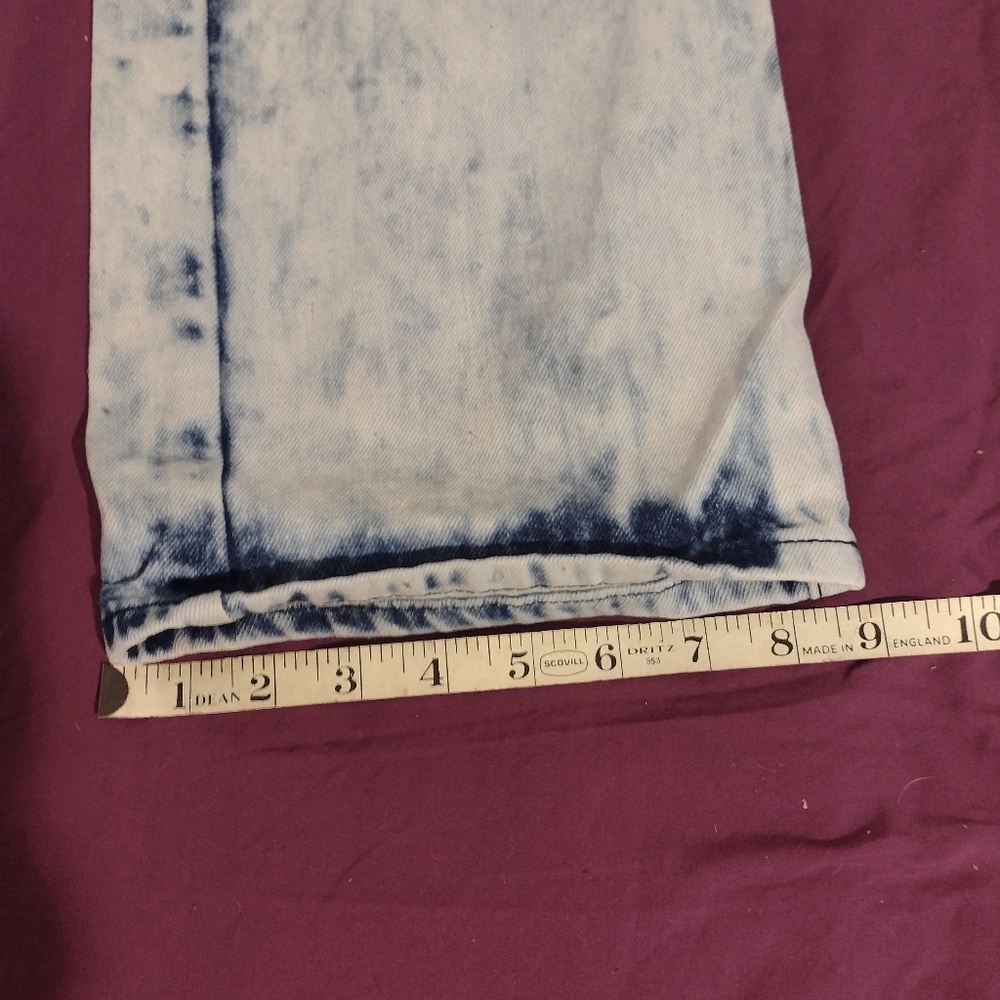 Gray Earth Men's Acid Washed Straight Leg Denim Jeans Sz. W42 - Picture 16 of 16